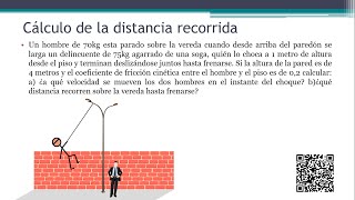 COLISIONES PERFECTAMENTE INELASTICAS ejercicios resueltos N°8 choque inelastico ejemplo [upl. by Ahsim]