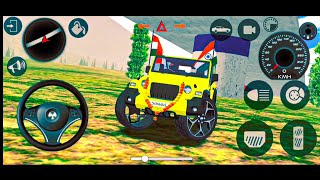 Modified Mahindra Thar Car Games Indian Cars Gadi Wala Game  Car Game Android Gameplay 2024 [upl. by Haig]