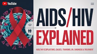 AIDS  HIV symptoms causes transmission and treatment of AIDS in HindiUrdu  Medical Lectures [upl. by Noyahs]