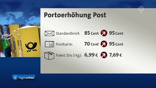 95 statt 85 Cent  Briefmarken und Pakete werden ab 2025 teurer [upl. by Osman]