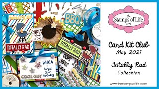 Make A Wonderful Slimline Card With The New Stamps of Life Card Kit May 2021 [upl. by Merell]