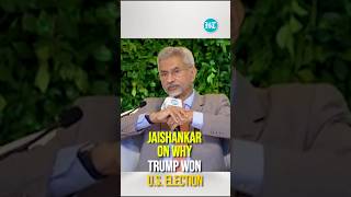 EAM Jaishankar Reveals What Helped Donald Trump Win US Election  htls2024 [upl. by Elgna]