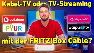 Fernsehen mit der FRITZBox via Kabel oder Internetleitung [upl. by Aina376]