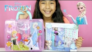 Frozen Kids Activities Kit Frozen Toys B2cutecupcakes [upl. by Ahseym]