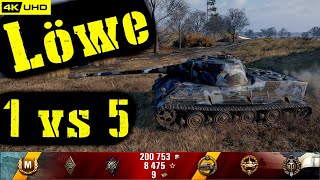 World of Tanks Löwe Replay  7 Kills 46K DMGPatch 161 [upl. by Nida]