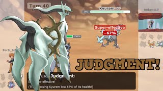 ARCEUSROCK SPAMMING JUDGMENT FOR THE WIN Pokemon Showdown Random Battles [upl. by Einahpit]