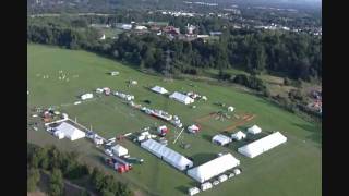 Chertsey Agricultural association Annual Show from RC Plane [upl. by Ynnad212]