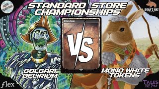 Mono White Tokens VS Gruul Delirium MTG Standard [upl. by Christen]