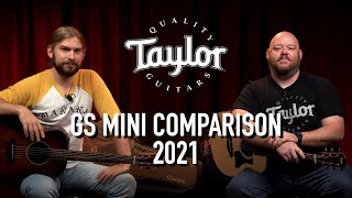 Taylor GS Mini Comparison 2021  Rosewood Mahogany Koa Koa Plus [upl. by Geddes601]