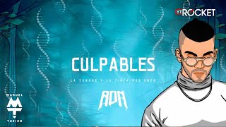 Culpables  MTZ Manuel Turizo  Video Letra [upl. by Ainitsirhc]