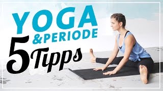 Yoga amp Periode  Die 5 besten Tipps  Sind Umkehrhaltungen gefährlich [upl. by Onilecram]