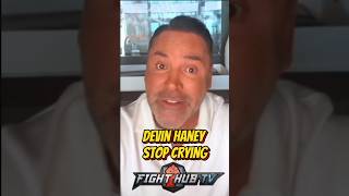 De La Hoya GOES IN on Devin amp Bill Haney for WEAK performance vs Ryan Garcia [upl. by Bock]