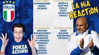 SPALLETTI SEI TROPPO ESOTICO😱 REACTION AI CONVOCATI DI SPALLETTI italia natiosleague [upl. by Ajnin]