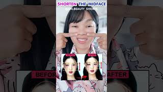 ONLY 2 EXERCISES FOR SHORTEN THE MIDFACE  Reduce Long Face [upl. by Atineg]