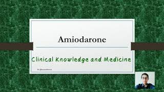 AmiodaronePaceroneCordarone  Indications Contraindications Caution and Side Effects [upl. by Feil770]