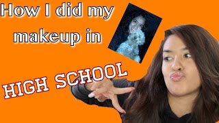 HOW I DID MY MAKEUP IN HIGH SCHOOL  Nikki Glamour [upl. by Bordiuk641]