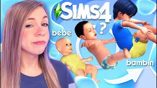 La nouvelle tranche d’âge arrive sur les SIMS 4  👶🏼 [upl. by Odlonra663]