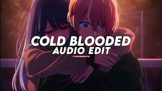 cold blooded sped up  chris grey edit audio 『no copyright』 [upl. by Oicirtap96]