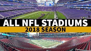 All NFL Stadiums  2018 Season [upl. by Robet]