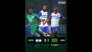 HIGHLIGHTS Lesotho vs Zambia All Goals [upl. by Adian]