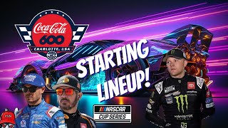 NASCAR Cup Series Starting Lineup Charlotte Qualifying Update  CocaCola 600 [upl. by Nomelc304]