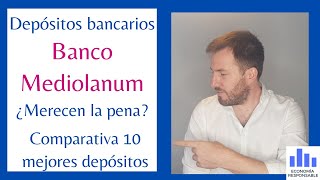 Depósitos Banco Mediolanum ¿merecen la pena [upl. by Leonelle358]