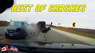 INSANE CAR CRASHES COMPILATION  BEST OF USA amp Canada Accidents  part 12 [upl. by Saretta405]