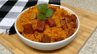 Mira que fácil se prepara este delicioso locrio de salami 🇩🇴 [upl. by Jesse261]