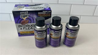 My Review of the Hot Shot Bed Bug and Flea Fogger 3 pack [upl. by Saxela]