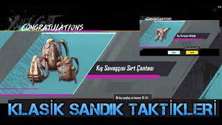 KLASİK SANDIK TAKTİKLERİ YENİ GELEN EŞYALARI ALDIM PUBG Mobile [upl. by Assed]