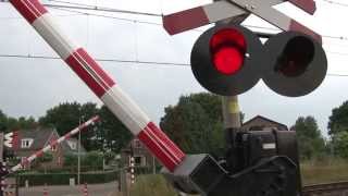 Dutch railroad crossing  AHOB Wezep 1 [upl. by Ullman]