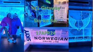 Sky Ice Bar on the NCL Getaway [upl. by Critchfield]