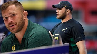 Duane Vermeulen explains his role in Springbok coaching staff  South Africa Press Conference [upl. by Nimrac431]