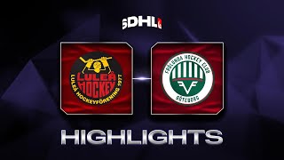 Luleå HockeyMSSK vs Frölunda HC  Game Highlights [upl. by Yliab512]