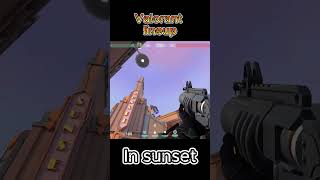 Valorant lineup in sunset with brimestone agent bestlineup valorantclips trending foryou [upl. by Finley]