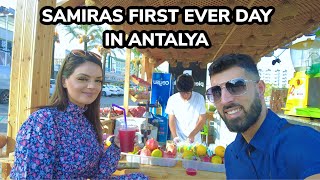 SAMIRAS FIRST OFFICIAL DAY IN ANTALYA TURKEY 🇹🇷  SHE HAS NEVER BEEN BEFORE [upl. by Dave]