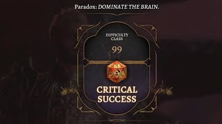 What happens if you pass the 99 skill check roll against The Absolute  Baldurs Gate 3 [upl. by Klute]