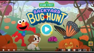 SESAME STREET  BACKYARD BugHunt  Preschool Games  Elmos World Compilation [upl. by Aliakam]