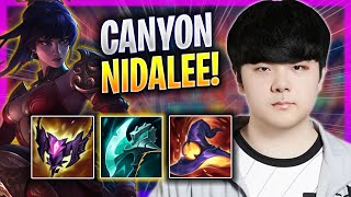 CANYON IS READY TO PLAY NIDALEE  GEN Canyon Plays Nidalee JUNGLE vs Lee Sin  Season 2023 [upl. by Josephina759]