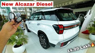 New Facelift Alcazar 2024 Diesel⛽️  New 7 Seater SUV  Hyundai Alcazar Signature [upl. by Zoila601]