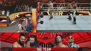 INDUS SHER VS WES LEE amp MONTEZ FORD WWE RAW WWE 2K24 TQSVERSE [upl. by Llehsyar99]