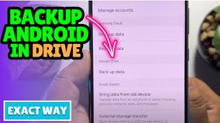 How to take backup in google drive  Full Guide [upl. by Shepard]