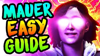 ULTIMATE MAUER DER TOTEN EASTER EGG GUIDE Cold War Zombies Easter Egg ALL SPAWNS SOLO amp COOP [upl. by Llennhoj415]