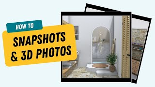 Take Snapshots and Create 3D Photos  RoomSketcher App [upl. by Fionna915]