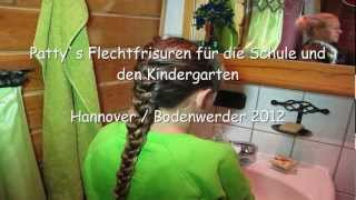 Französicher Zopf Flechten Tutorial Flechtfrisuren Anleitung Pattys Haarkunst [upl. by Amy536]