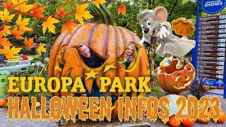 Europa Park  Halloween ALLE Infos 2023 [upl. by Levana]