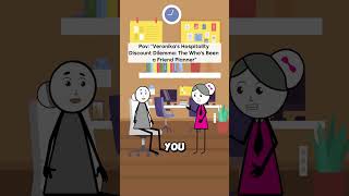 Pov Veronicas Hospitality 😂😂 animation funny comedy veronica usamemes corporatememes [upl. by Allsun]