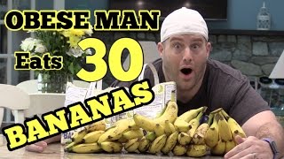 OBESE MAN EATS 30 BANANAS IN A DAY  Weight Loss Journey Day 939 [upl. by Grannia]