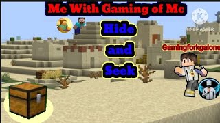 MINECRAFT HIDE And Seek with Friend Mcgameryt5569 youtube hideandseekminecraft [upl. by Hawker]