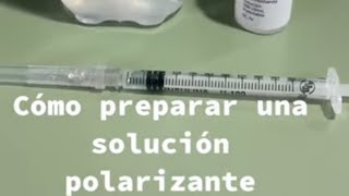 Cómo preparar una solución polarizante [upl. by Lenni]